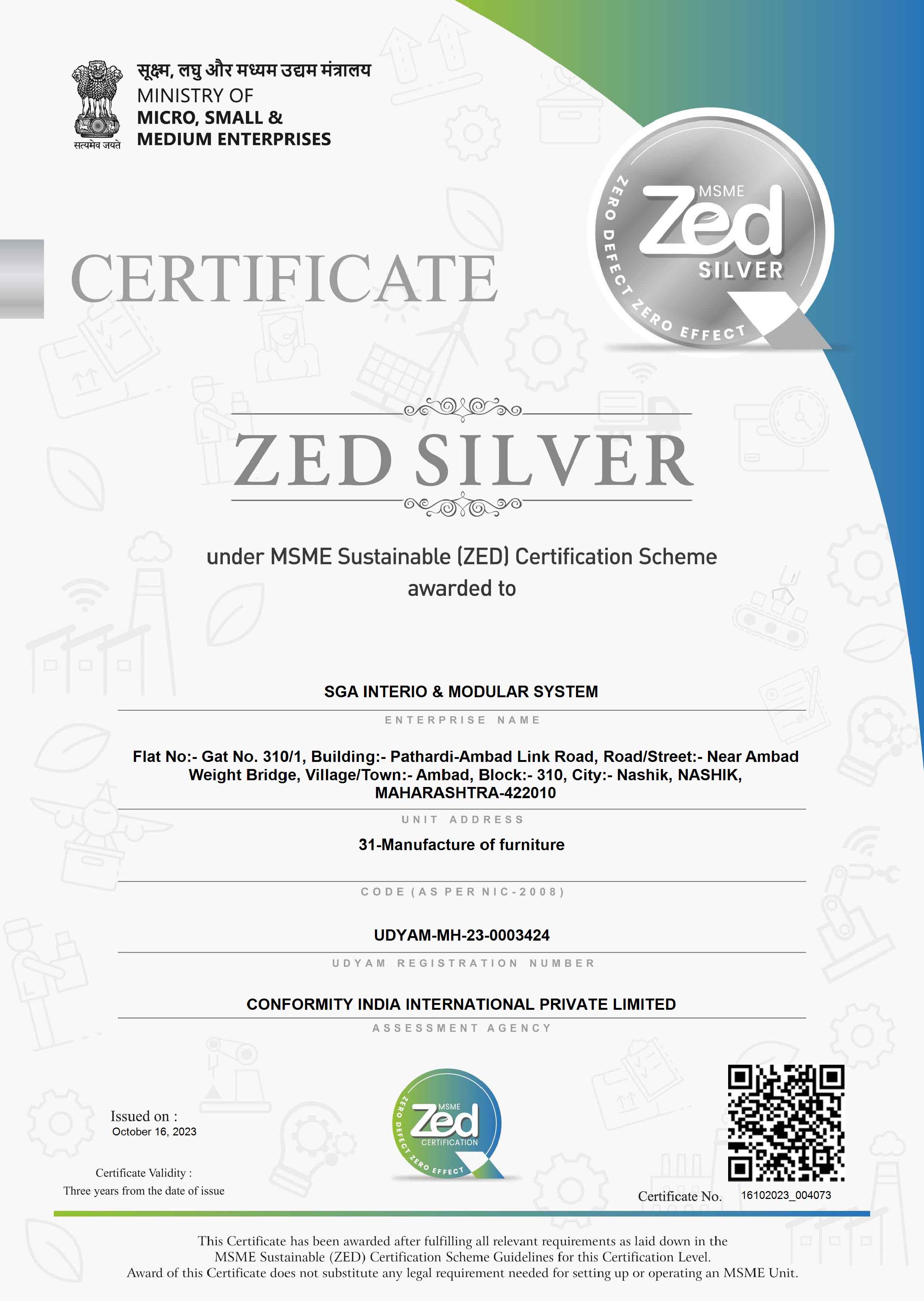 Certifications